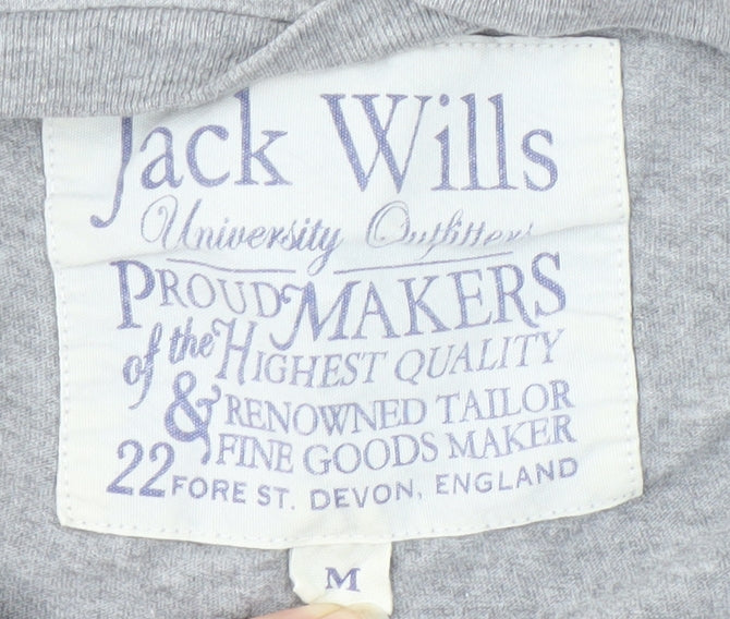 Jack Wills Grey Animal Print Men's T-Shirt M