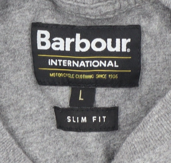 Barbour Mens Grey T Shirt Size Large