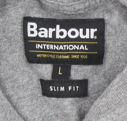 Barbour Mens Grey T Shirt Size Large