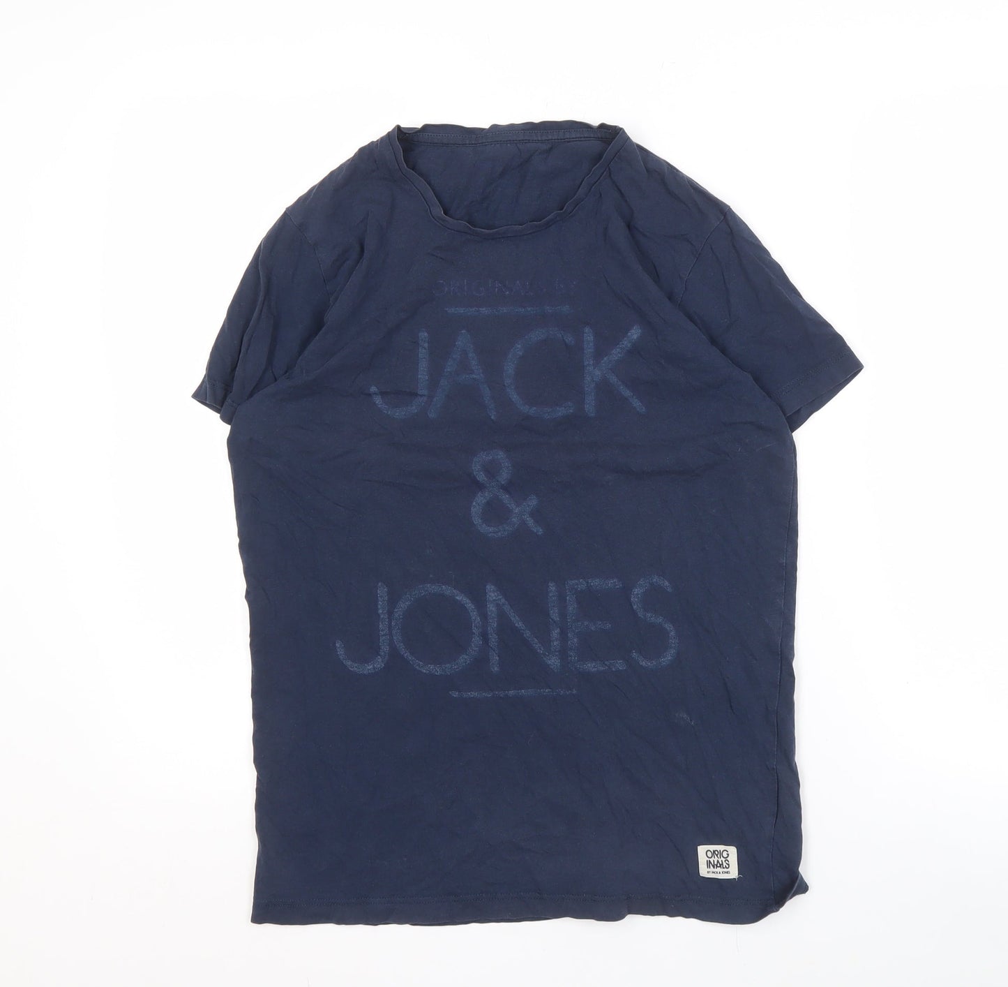 Mens UK Size M JACK & JONES Blue  T-Shirt
