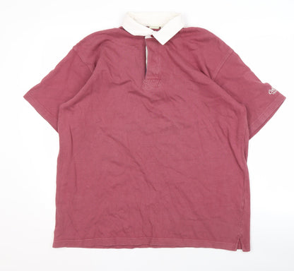 Cotton Traders Mens Red Polo Shirt L Casual Wear