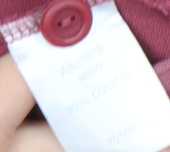 Cotton Traders Mens Red Polo Shirt L Casual Wear