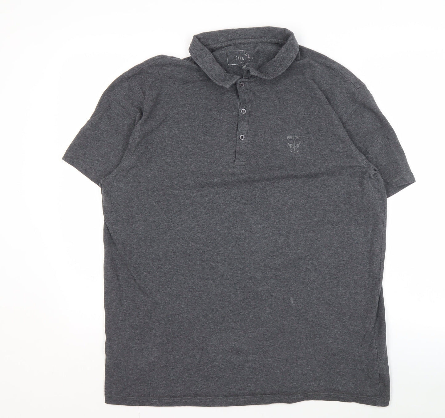 Firetrap Men's Grey 2XL Polo Shirt Casual