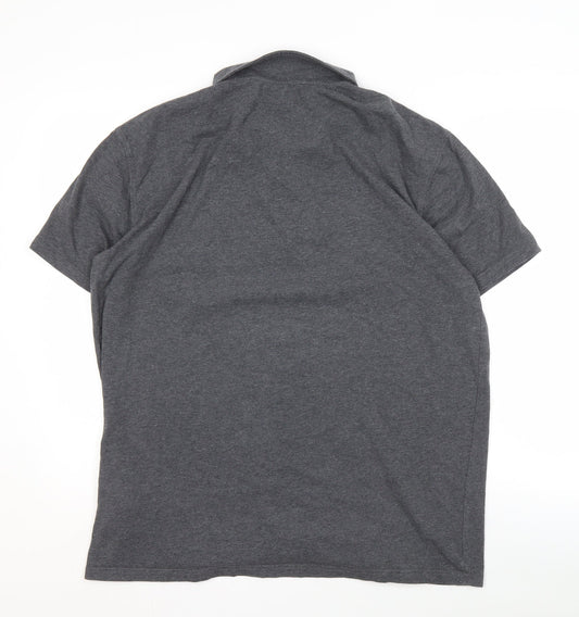 Firetrap Men's Grey 2XL Polo Shirt Casual