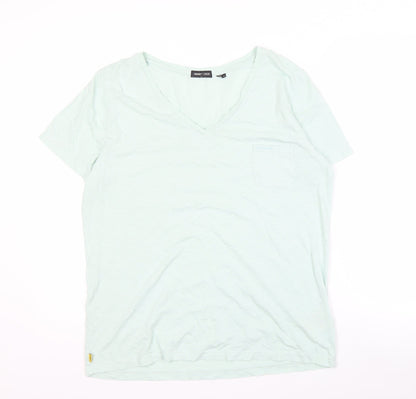Womens UK Size 14 Superdry Green Basic T-Shirt