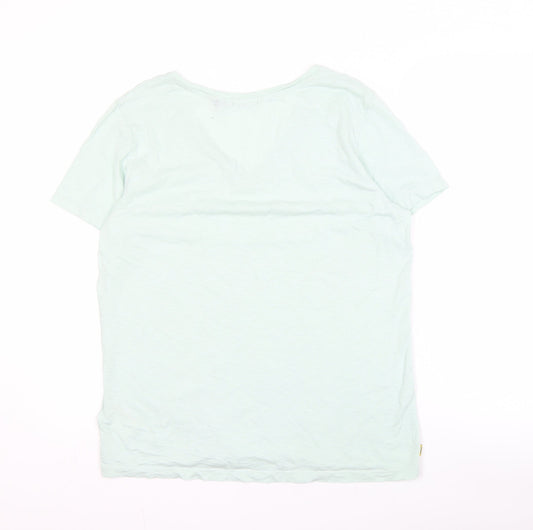 Womens UK Size 14 Superdry Green Basic T-Shirt