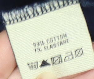 Crew Clothing Co. Women's Blue Polo Shirt Size 10