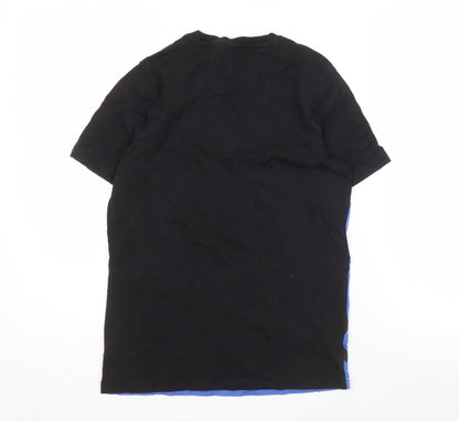 Among Us Boys T-Shirt, Black & Blue, 11-12 Years, Graphic Print
