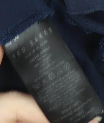 Ted Baker Men Polo Shirt Blue Golf Style M