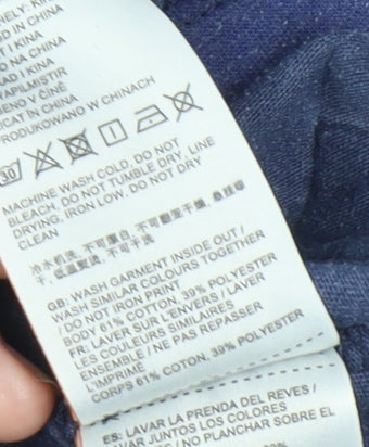 Superdry Men's Blue Camouflage T-Shirt XS