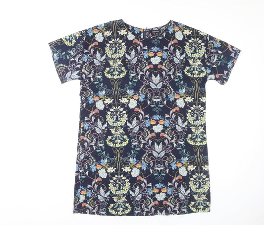 Boohoo Women's Multicoloured Floral Dress Size 12