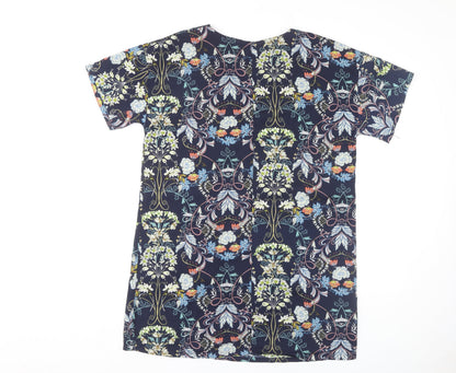 Boohoo Women's Multicoloured Floral Dress Size 12