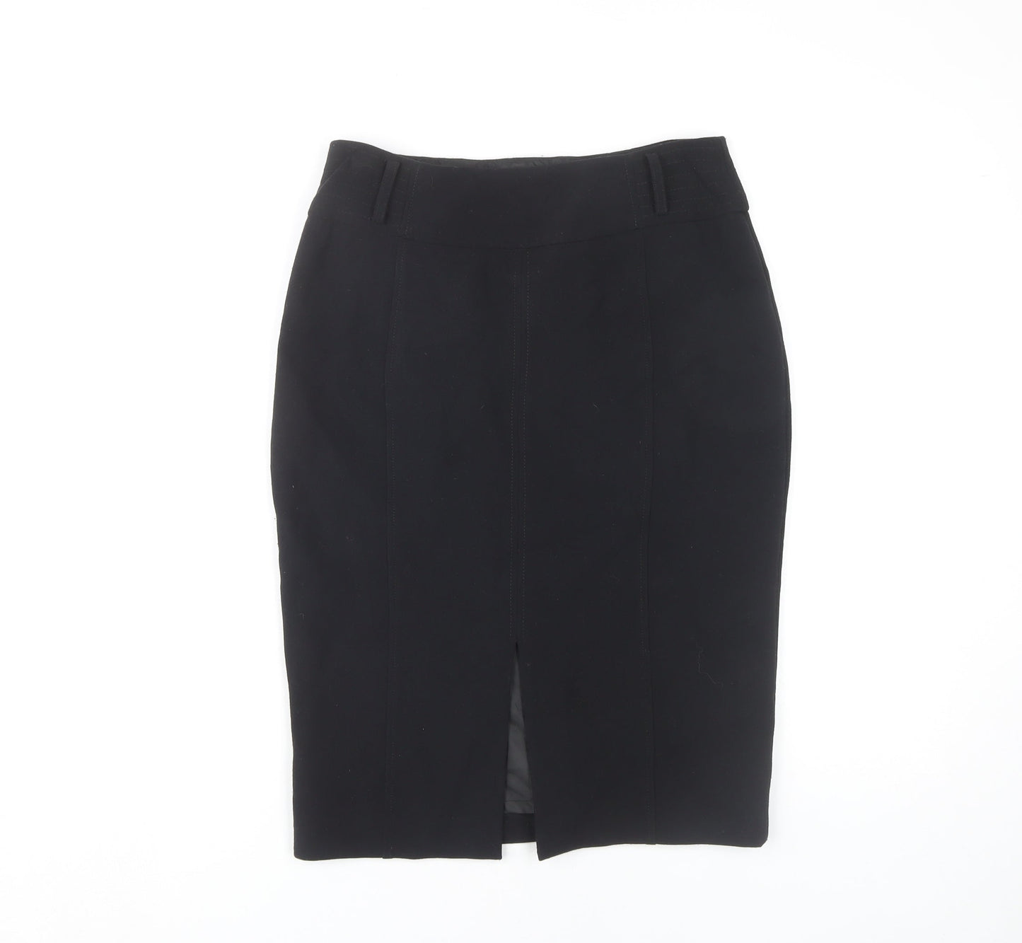 Marks and Spencer Women's Black Pencil Skirt, Size 8