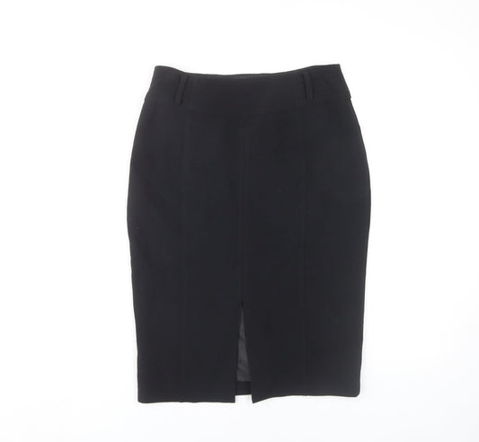 Marks and Spencer Women's Black Pencil Skirt, Size 8
