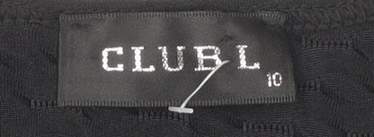 Club L Women's Black Long Dress Size 10
