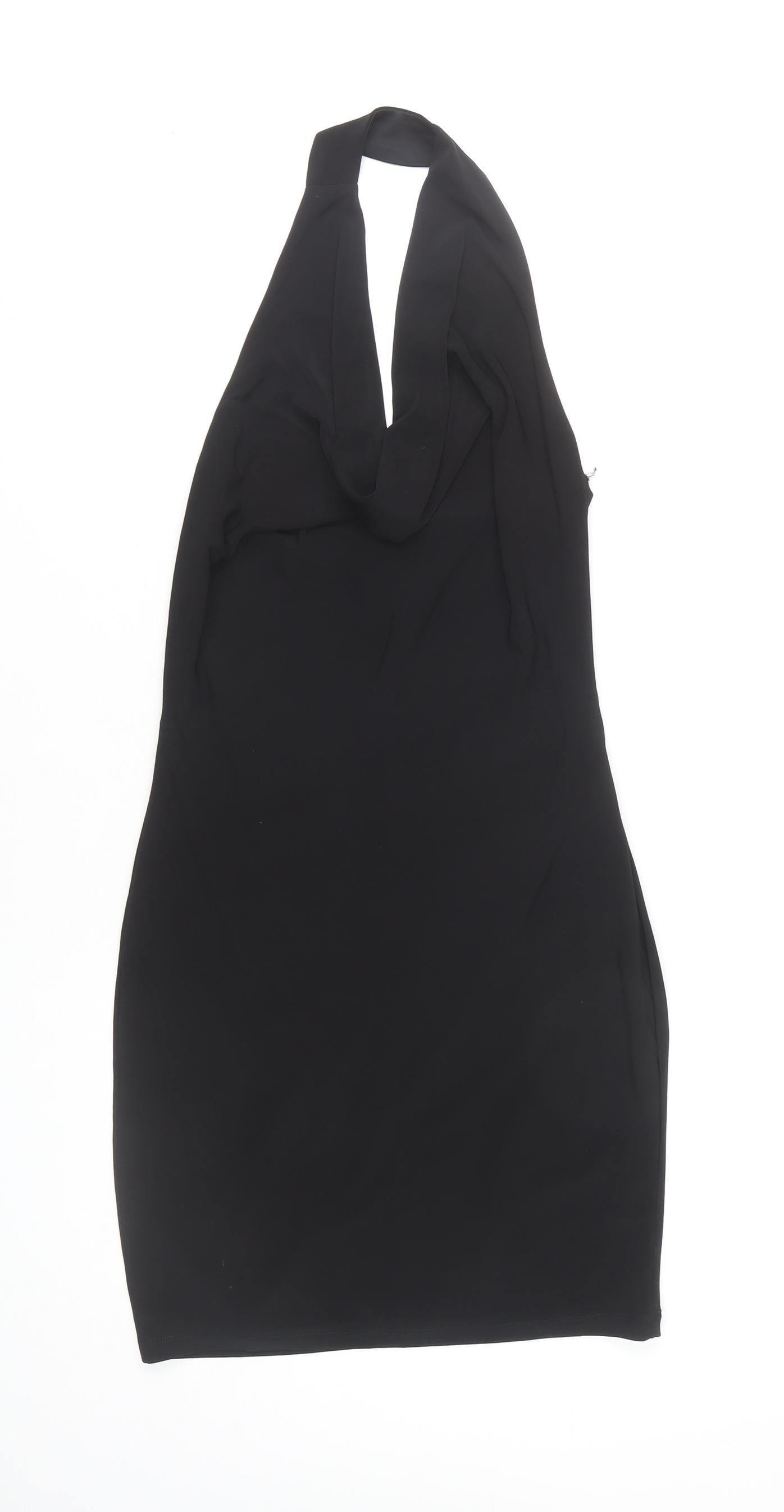 Miss Selfridge Women's Black Bodycon Dress Size 8