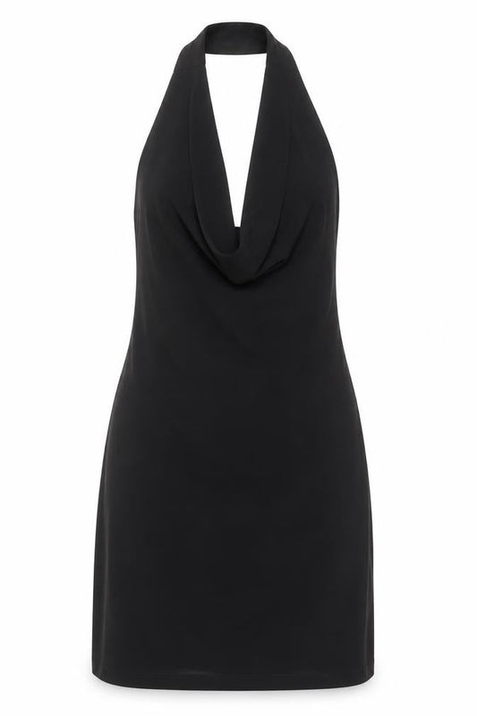 Front view of Miss Selfridge Women's Black Bodycon Dress, size 8