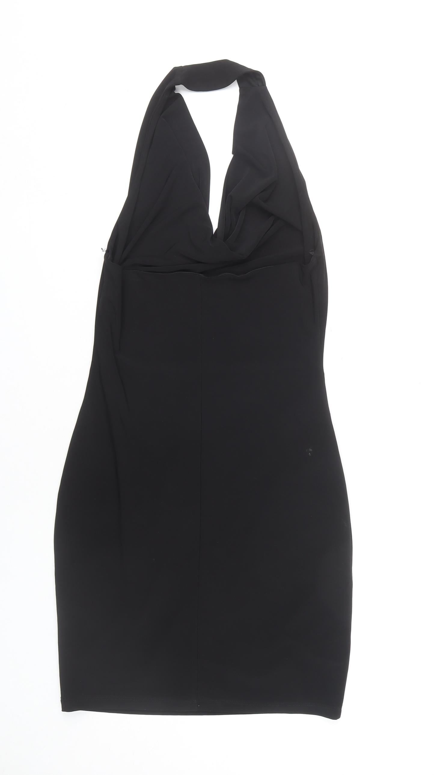 Miss Selfridge Women's Black Bodycon Dress Size 8