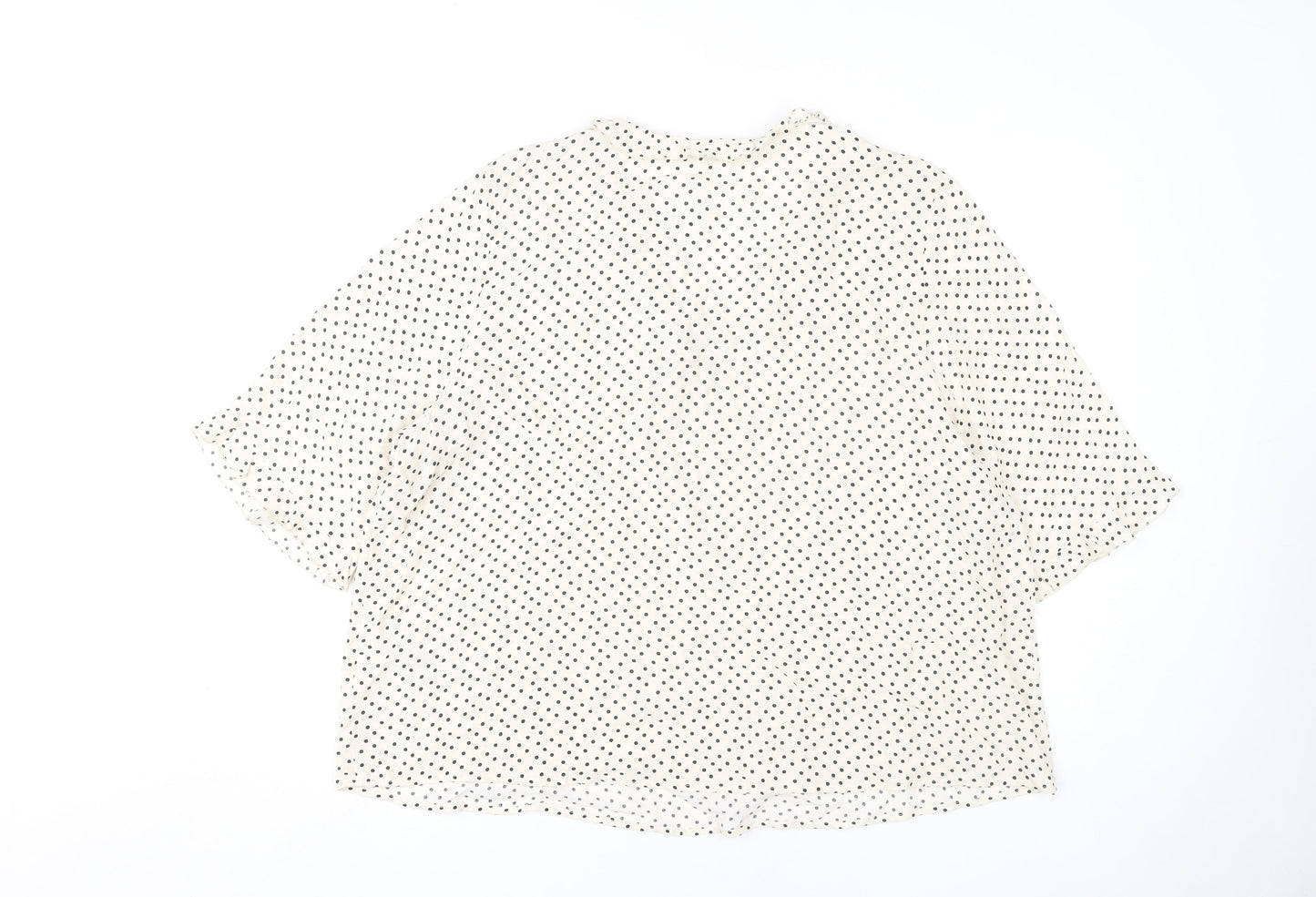 Womens UK Size 18 Marks and Spencer Ivory Basic Blouse