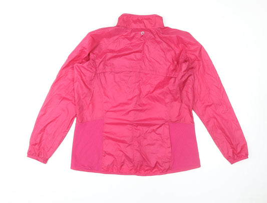 Womens UK Size 16 Marks and Spencer Pink Windbreaker Coat