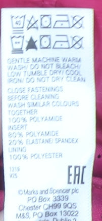 Womens UK Size 16 Marks and Spencer Pink Windbreaker Coat