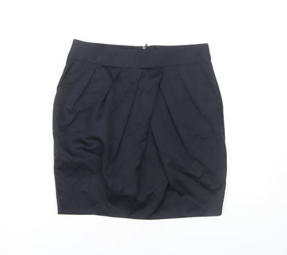 Mango Women's Black Pencil Skirt Size 10, Polyester Blend