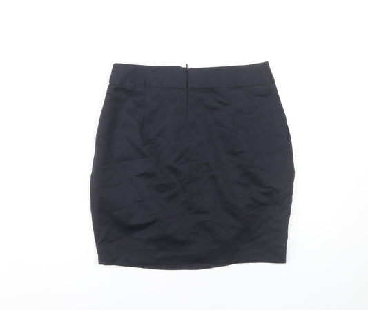 Mango Women's Black Pencil Skirt Size 10, Polyester Blend