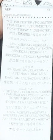 Mango Women's Black Pencil Skirt Size 10, Polyester Blend