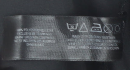 Marks & Spencer Black Midi Skirt, Size 14, Polyester