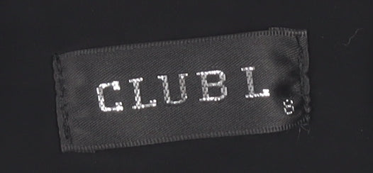 Club L Women's Black Bodycon Dress, S - Party Chic