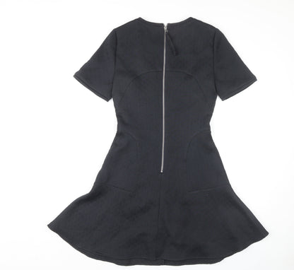 Whistles Women's Black Fit & Flare Dress Size 6