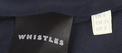 Whistles Women's Black Fit & Flare Dress Size 6