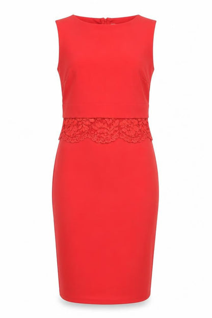 ASOS Women's Red Sleeveless Pencil Dress, Size 8