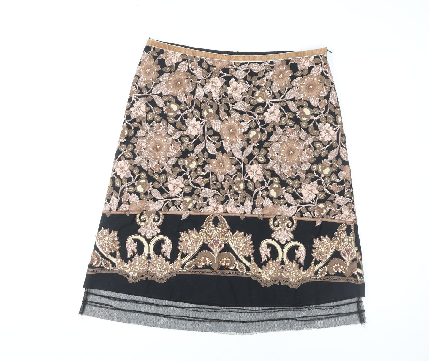 Womens UK Size L VILA A-Line No Data Skirt