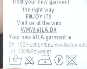 Womens UK Size L VILA A-Line No Data Skirt