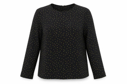 Womens UK Size 16 New Look Black Basic Blouse