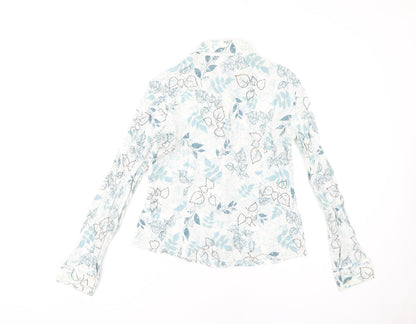 Womens UK Size 12 Marks and Spencer Multicoloured Basic Button-Up