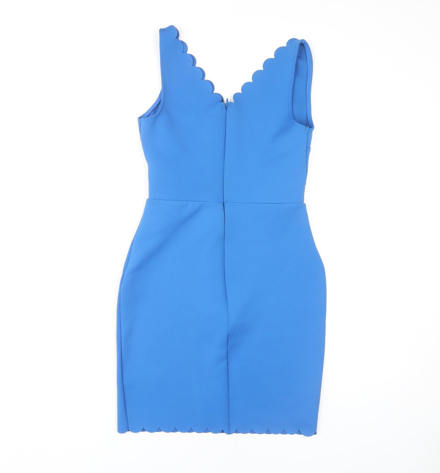 Topshop Women's Blue Bodycon Dress UK 8