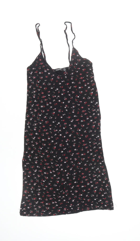 Boohoo Women's Multicoloured Floral Slip Dress