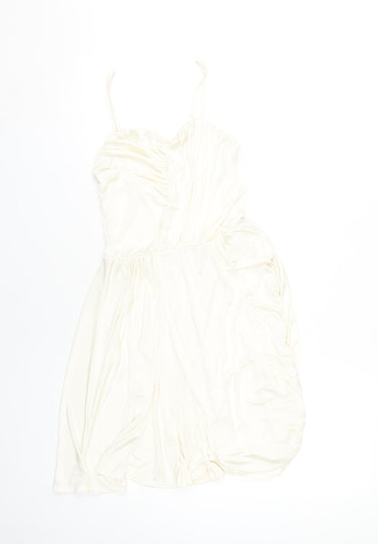 ASOS Women’s Ivory Sleeveless Dress Size 10