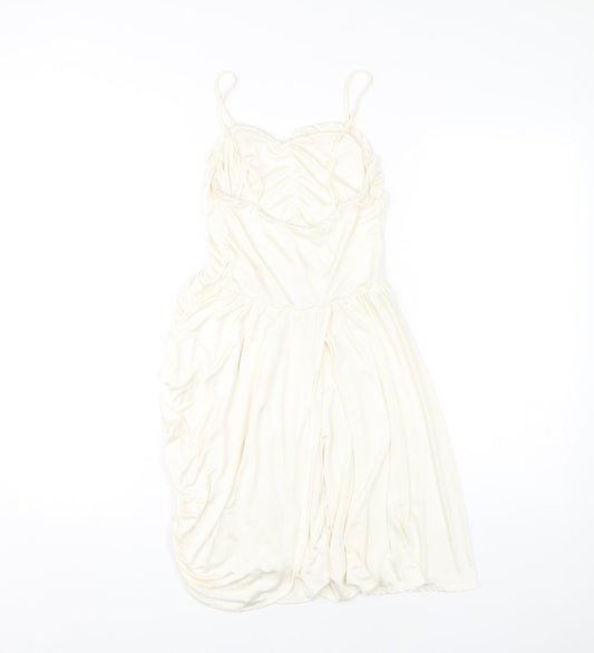 ASOS Women’s Ivory Sleeveless Dress Size 10