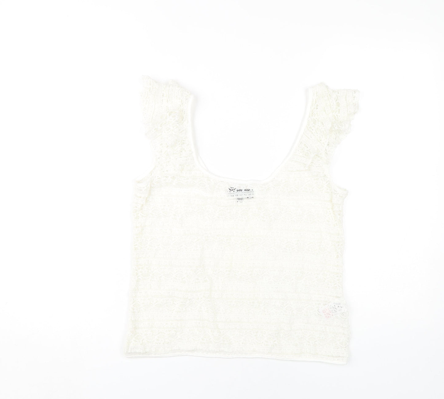 Womens UK Size 12 River Island White Camisole Blouse