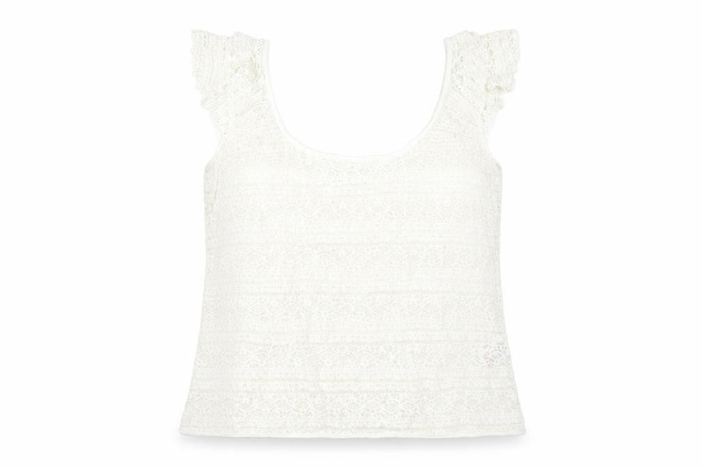 Womens UK Size 12 River Island White Camisole Blouse