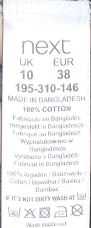 Next Women's Multicoloured Dress Size 10 Short Sleeve