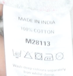 Womens UK Size 12 NEXT Multicoloured Basic Button-Up