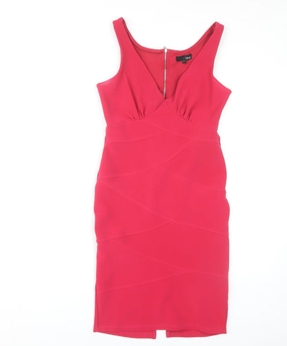 Next Women's Red Size 10 Bodycon Dress