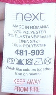 Next Women's Red Size 10 Bodycon Dress