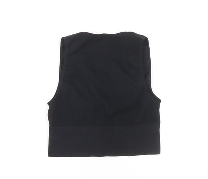 Urban Outfitters Women's Black V-Neck Tank - XL