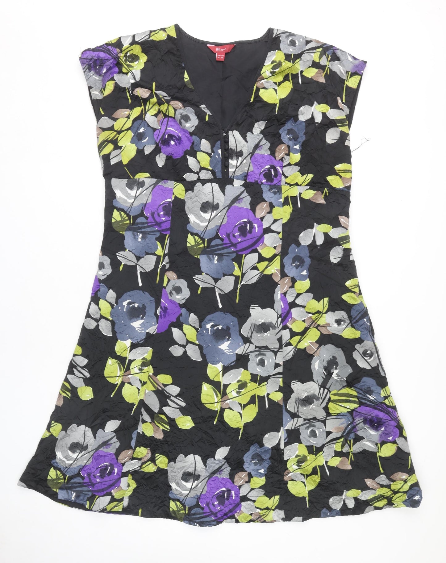 Monsoon Women's Floral Shift Dress Size 18 Multicoloured