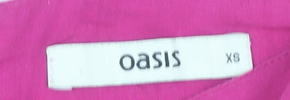 Oasis Women's Pink Cotton Slip Dress XS